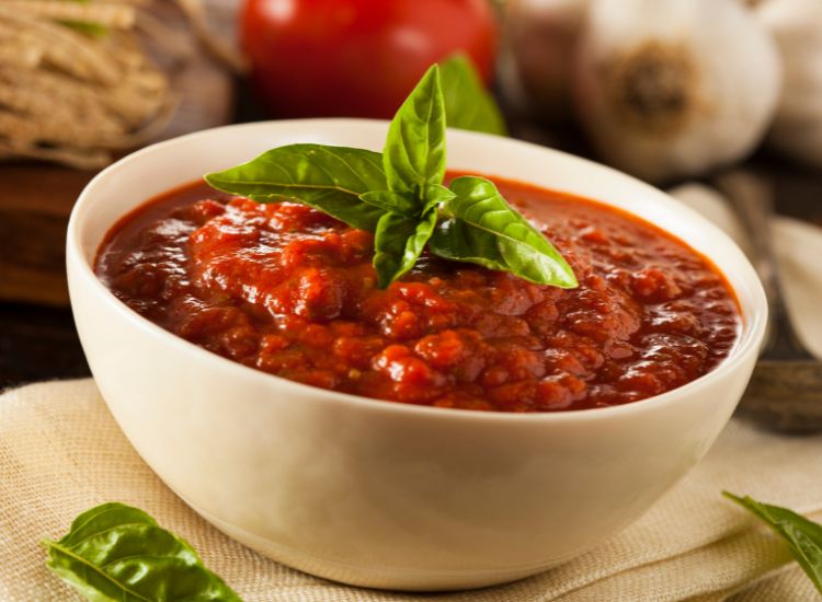 sauce marinara italienne fait maison